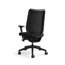 Load image into Gallery viewer, HON Nucleus Mesh Task Chair - Knit Mesh Back Computer Chair with Adjustable Arms, Black (HN1)