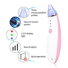 Load image into Gallery viewer, Mlikang Blackhead Remover Vacuum Suction Pore Cleaner, Blackhead Vacuum Extractor Tool Device Comedo Removal Suction Kit Electric Cleaning Tool Beauty Device for Women Men Face Nose