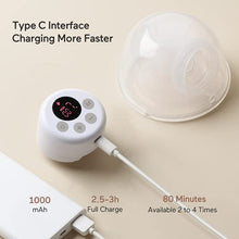 Load image into Gallery viewer, Momcozy Wearable Breast Pump S12, LCD Hands Free Breast Pump, Low Noise & Painless Electric Breast Pump with 2 Mode & 9 Levels, Portable Breastfeeding Breast Pump Can Be Worn in-Bra, 24mm Flange