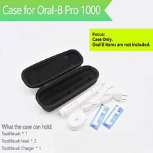 Load image into Gallery viewer, Oral B Toothbrush Hard Travel Case Carrying Bag, Fits for Oral-B Pro 1000, 2000, 3000, 3500, 1500 Electric Toothbrush, Mesh Pocket for Accessories and Soft Lining inside the Case for Protection
