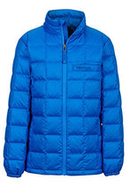 Load image into Gallery viewer, Marmot Ajax Boys' Down Puffer Jacket, Fill Power 600, Cobalt Blue, Large