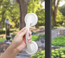 Load image into Gallery viewer, Large Glass Door and Window Handles, Bathroom Sliding Doors, cabinets, wardrobes, Suction Cups, Non-Marking Handles, Non-Porous Absorption Handles, Shower Grab Bars (White)