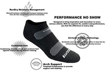 Load image into Gallery viewer, Saucony Men's Multi-Pack Mesh Ventilating Comfort Fit Performance No-Show Socks, Black Fashion (6 Pairs), Shoe Size: 8-12