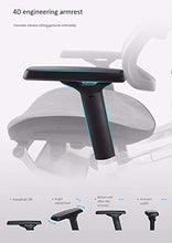 Load image into Gallery viewer, NOLOGO Ergonomic Adjustable Office Chair with Lumbar Support and Rollerblade Wheels - High Back with Breathable Mesh - Breathable Cushion - Adjustable Head & Arm Rests, Seat Height - Reclines