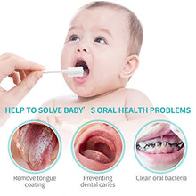 Load image into Gallery viewer, 48PCS Baby Toothbrush, Newborn Baby Tongue Cleaner Toothbrush Clean Baby Gums Disposable Tongue Cleaner Soft Gauze Toothbrush Infant Oral Cleaning Stick Dental Care for 0-36 Months Baby