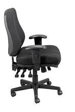 Load image into Gallery viewer, Eurotech Seating 24/7 Swivel Black Chair, Dove Black