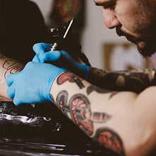 Load image into Gallery viewer, Wostar Nitrile Disposable Gloves 2.5 Mil Pack of 100, Latex Free Safety Working Gloves for Food Handle or Industrial Use