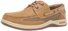 Load image into Gallery viewer, Margaritaville Men's Anchor Lace Boat Shoe, Light Tan, 10W Wide US