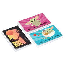 Load image into Gallery viewer, Hallmark Kids Baby Yoda Mini Valentines Day Cards Assortment (18 Cards with Envelopes)