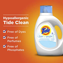 Load image into Gallery viewer, Tide Free & Gentle Liquid Laundry Detergent, 64 loads