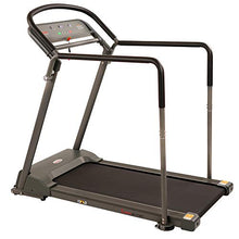 Load image into Gallery viewer, Sunny Health & Fitness Walking Treadmill with Low Wide Deck and Multi-Grip Handrails for Balance, 295 LB Max Weight - SF-T7857,Black