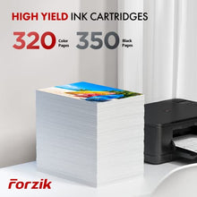Load image into Gallery viewer, 245XL 246XL Ink Cartridge for Canon PG-245XL CL-246XL, Forzik Higher Yield Compatible with Canon Pixma MX490 MX492 MG2522 TS3100 TS3122 TS3300 TS3322 TS3320 TR4500 TR4520 TR4522 MG2500 Printer