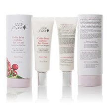 Load image into Gallery viewer, 100% Pure Coffee Bean Caffeine Eye Cream Refresh & Hydrate Under Eye Treatment Reduce Puffiness, Dark Circles, Wrinkles with Green Tea, Rose Hip, Vitamin E - Youthful Vibrant Eyes - Vegan - 1 oz