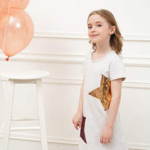 Load image into Gallery viewer, DXTON Little Girls Summer Short Sleeve Dresses Outfits for 3-8 Years SH7277 8T