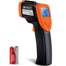 Load image into Gallery viewer, Etekcity Infrared Thermometer Upgrade 774 (Not for Human) Temperature Gun Non-Contact Digital Lasergrip -58℉~ 716℉ (-50℃ ~ 380℃)with Adjustable Emissivity & Max Measure, Orange and Black