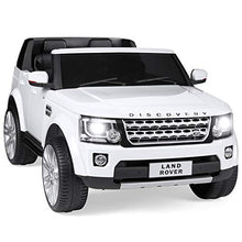 Load image into Gallery viewer, Best Choice Products Kids 12V 2-Seater Licensed Land Rover Ride On w/ RC, Lights/Sounds, MP3, White