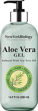 Load image into Gallery viewer, New York Biology Dead Sea Mud Mask for Face and Body with Aloe Vera Gel for Skin, Face and Hair - Spa Quality Pore Reducer for Acne, Blackheads and Oily Skin