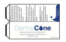Load image into Gallery viewer, DermaCone Medical Grade Silicone Scar Cream With Vitamin C - Old and New Scars - Face and Body - Acne, Stretch Marks, Surgery, Burn, C-Section Scarring - 15 g