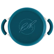 Load image into Gallery viewer, Rachael Ray Brights Nonstick Dish/Casserole Pan with Lid, 5.5 Quart, Marine Blue Gradient