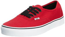 Load image into Gallery viewer, Vans Authentic Skate Shoes (7 M US Women / 5.5 M US Men, Chili Pepper/Black)