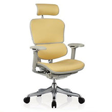 Load image into Gallery viewer, Executive Chairs (with Grey Frame.Yellow Leather)