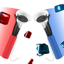 Load image into Gallery viewer, Vakdon Dual Handles Extension Grips for Oculus Quest, Quest 2 or Rift S Controllers Playing Beat Saber Games, Sturdy, Comfortable to Grip, Controller Accessories Enhanced Lightsabers Gaming Experience
