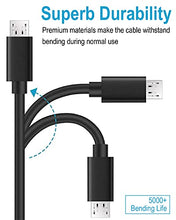 Load image into Gallery viewer, Micro USB Cable,15Ft Extra Long PS4 Controller Charger Cable, DEEGO Durable Android Charging Cord for Samsung Galaxy S7 Edge S6,Note 5,Note 4,Moto G5,Android Phone,Kindle Fire,Black