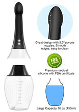 Load image into Gallery viewer, Automatic Electric Enema Bulb with 7 V-Modes & 3 Speeds, 15.3oz SENSIVO Anti Back-Flow Anal Douche, Medical Silicone Enema Kit for Men Women Comfortable Colon Vagina Cleansing, BPA & Phthalates Free