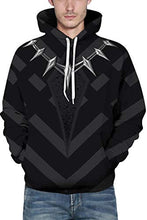 Load image into Gallery viewer, Pandolah Men's 2018 Fashion Athletic Sweatshirts Animal Printed Hoodies(Black Panther,Large/X-Large)
