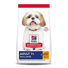 Load image into Gallery viewer, Hill's Science Diet Dry Dog Food, Adult 7+ for Senior Dogs, Small Bites, Chicken Meal, Barley & Brown Rice Recipe, 5 lb Bag