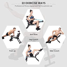 Load image into Gallery viewer, Femor Total Body Gym Machine, Abs & Core Workout Equipment, Twister Exercise Trainer Fitness Equipment at Home with Rowing Machine