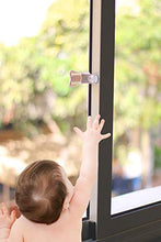 Load image into Gallery viewer, Sliding Door Lock for Child Safety (4-Pack) - Inaya - Child Proof Locks for Sliding Glass Doors, Windows, Closets & Cabinets. Safety Locks for All Your Home Openings.