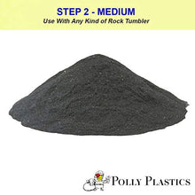Load image into Gallery viewer, Rock Tumbler Grit Kit and Ceramic Tumbling Filler Media | Polly Plastics (4.5 Pounds Total Weight)