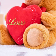 Load image into Gallery viewer, Lazada Teddy Bear with Heart Stuffed Animal(I Love You) Gifts 8 Inches