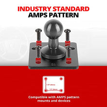 Load image into Gallery viewer, TACKFORM Tomahawk Phone Mount with 4.75" Arm and AMPS Mounting Base | 20mm Ball and Socket System