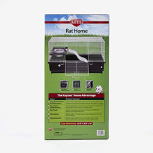 Load image into Gallery viewer, Kaytee My First Home Habitat for Pet Rat, 24 by 12-Inch,Black