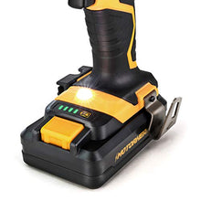 Load image into Gallery viewer, MOTORHEAD 20V ULTRA Cordless Drill Driver, Lithium-Ion, ½” Keyless Chuck, 16+1+1 Clutch, 2-Speed Transmission, Variable Speed Trigger, Built-in LED, 2Ah Battery, Charger, 22 Accessory Bits, USA-Based