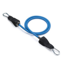 Load image into Gallery viewer, Black Mountain Products Resistance Band Set with Door Anchor, Ankle Strap, Exercise Chart, and Carrying Case