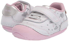 Load image into Gallery viewer, Stride Rite Girls' Soft Motion Adalyn Athletic Sneaker, White/Silver, 3 M US Infant