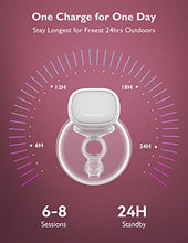Load image into Gallery viewer, Momcozy S9 Pro Wearable Breast Pump, Hands-Free Breast Pump of Longest Battery Life & LED Display, Double Portable Electric Breast Pump with 2 Modes & 9 Levels - 24mm, 2 Pack Gray