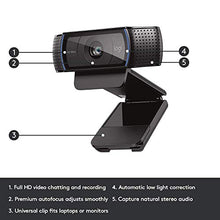 Load image into Gallery viewer, Logitech HD Pro Webcam C920, 1080p Widescreen Video Calling and Recording-(Renewed)