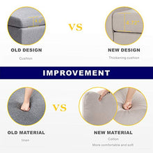 Load image into Gallery viewer, Shintenchi Convertible Sectional Sofa Couch, Modern Linen Fabric L-Shaped Couch 3-Seat Sofa Sectional with Reversible Chaise for Small Living Room, Apartment and Small Space,(Beige)