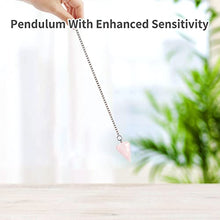 Load image into Gallery viewer, Soulnioi 18Pcs Crystals and Healing Stones Set (14 Healing Chakra Stones, Natural Quartz Pendulum, Spiritual Crystal Necklace) + Gift Wooden Box, for Meditation, Yoga, Collection, Girlfriend, Lady