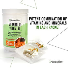Load image into Gallery viewer, NaturalSlim Metabolic Vitamins - Combination of High Potency Multivitamins, Minerals, B Complex, Msm, & Digestive Formula Supplements for Men & Women - Energy & Metabolism Support - 1 Pack