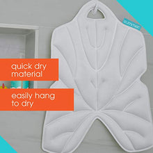 Load image into Gallery viewer, Summer Infant Deluxe Bath Cushion, Gray, Fits Inside Most Baby Bathtubs, Provides Extra Comfort and Support, No Slip Backing, Quick Dry Material, Machine Washable, White
