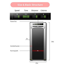 Load image into Gallery viewer, RHYTHM FUN Treadmill Under Desk Treadmill Potable Walking Pad Folding Treadmill with Wide Tread Belt Slim Mini Quiet Motorized Running Treadmill with Smart Remote and Workout App for Home and Office