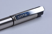 Load image into Gallery viewer, Zebra G-301 Stainless Steel Pen JK-Refill, Medium Point, 0.7mm, Black Ink, 2-Count