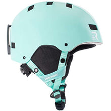 Load image into Gallery viewer, Retrospec Traverse H1 Ski & Snowboard Helmet, Convertible to Bike/Skate, Teal Gloss, Small (51-55cm)