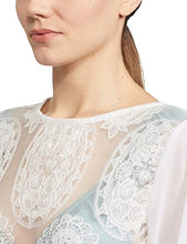 Load image into Gallery viewer, KAILASA BY ANGEL BAY Women's Full Sleeves Beautiful Net Pattern Embroiderey Top Designer Blouse for Office College Party Beach Wear