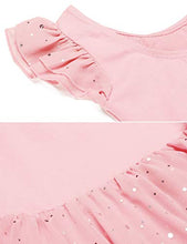 Load image into Gallery viewer, Arshiner Girls Ruffle Sleeve Ballet Dance Dress Tutu Skirted Leotard, 8-9 Years, Ballet Pink